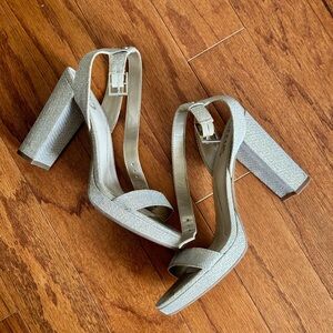 Gold sparkle shoes- Sam Edelman